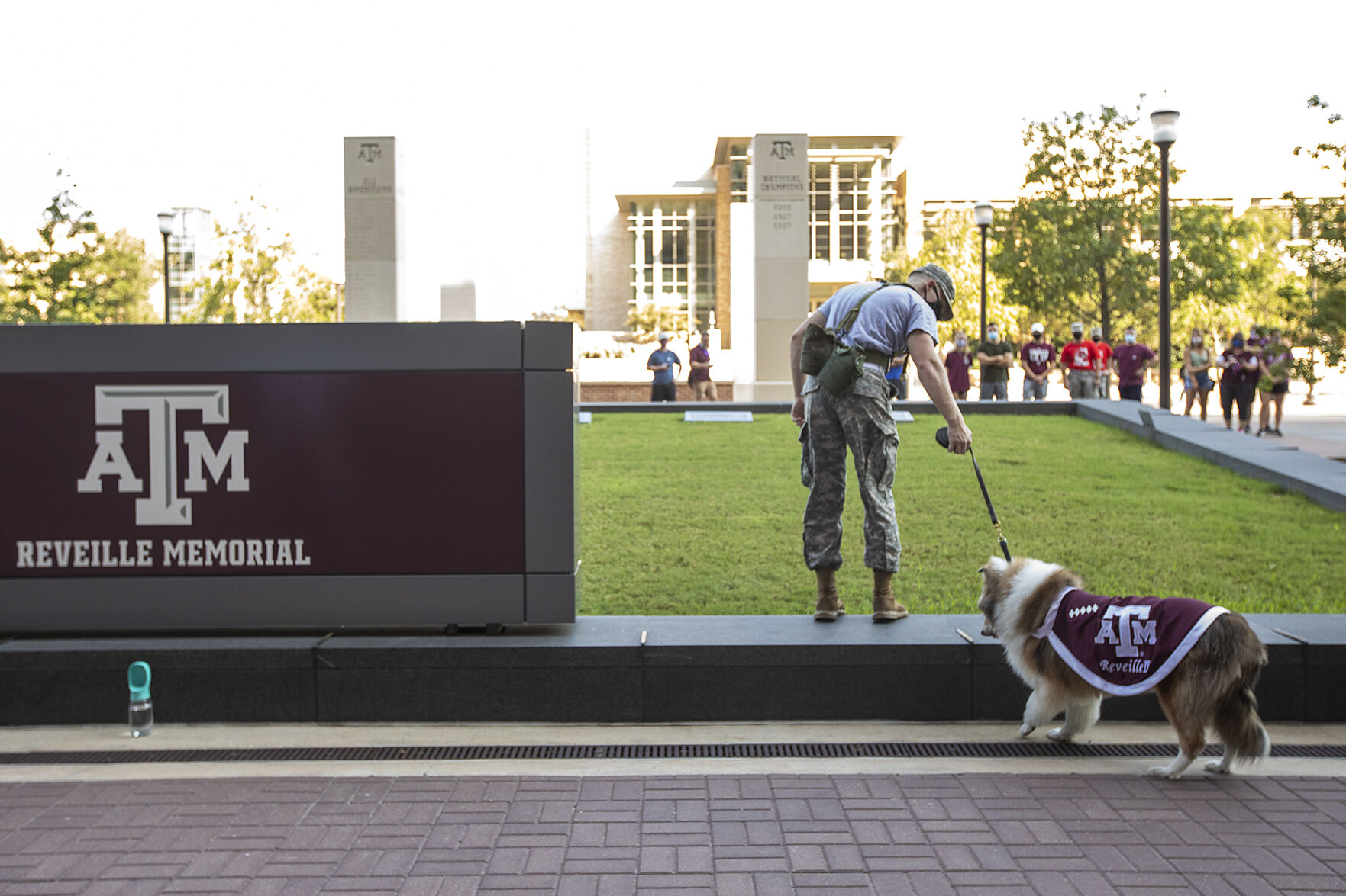 Reveille IX handler ceremony